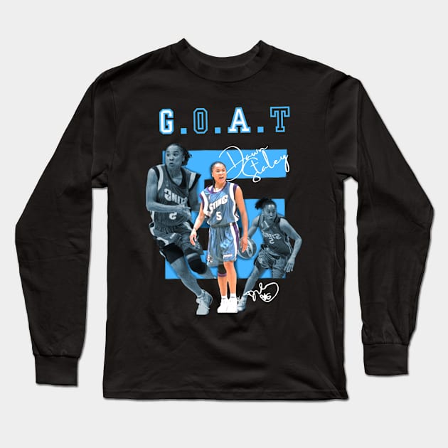 G.O.A.T Dawn Staley Long Sleeve T-Shirt by D'Java ArtO